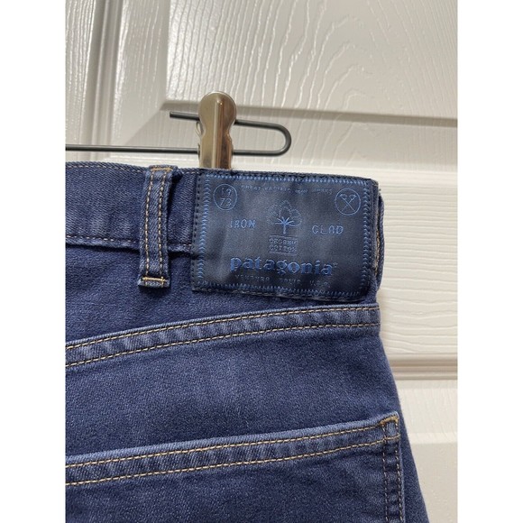 Patagonia Men's Straight Jeans - Dark Blue - Picture 6 of 9